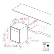 Teka Built In Fully Integrated Dishwasher - DFI 46710