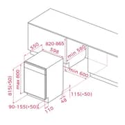 Teka Built In Fully Integrated Dishwasher - DFI 46960