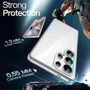 Trands Case With Screen And Lens Protector Clear Samsung Galaxy S25 Ultra - TR-BD2522