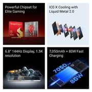 Nubia Redmagic 10s Pro 5G 256GB 12GB RAM Nightfall Dual Sim Smartphone - NX789J - International Version