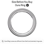 Oura Ring 4 Smart Ring Size 14 Silver - JZ90-54217-14