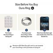 Oura Ring 4 Smart Ring Size 14 Silver - JZ90-54217-14