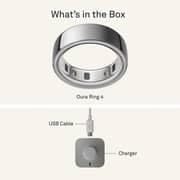 Oura Ring 4 Smart Ring Size 14 Silver - JZ90-54217-14