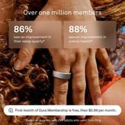 Oura Ring 4 Smart Ring Size 10 Brushed Silver - JZ90-54220-10