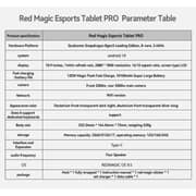ZTE Nubia Redmagic Gaming Pro Tablet - WiFi 512GB 16GB RAM 10.9inch Snowfall - International Version