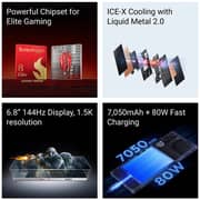 Nubia Redmagic 10s Pro 5G 512GB 16GB RAM Moonlight Dual Sim Smartphone - NX789J - International Version