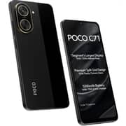 Xiaomi Poco C71 4G 128GB 4GB RAM Black Dual Sim Smartphone - 25028PC03G - International Version