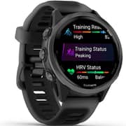 Garmin Forerunner 570 Smartwatch Slate Grey Aluminium with Translucent Black/Black Band - 010-02970-00