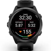 Garmin Forerunner 570 Smartwatch Slate Grey Aluminium with Translucent Black/Black Band - 010-02970-00