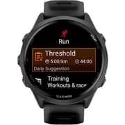 Garmin Forerunner 570 Smartwatch Slate Grey Aluminium with Translucent Black/Black Band - 0100297100