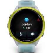 Garmin Forerunner 570 Smartwatch Amp Yellow Aluminium with Translucent Whitestone/Turquoise Band - 010-02971-01
