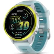 Garmin Forerunner 570 Smartwatch Amp Yellow Aluminium with Translucent Whitestone/Turquoise Band - 010-02971-01