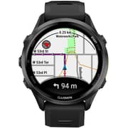 Garmin Forerunner 970 Smartwatch Carbon Grey DLC Titanium with Black Case and Black/Translucent Whitestone Band - 010-02969-10