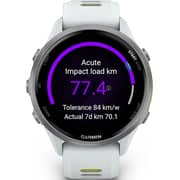 Garmin Forerunner 970 Smartwatch Titanium with Whitestone Case and Whitestone/Translucent Amp Yellow Band - 010-02969-11