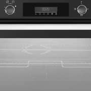 Beko Digital Built-In Gas Oven With Electric Grill, 90 cm, 108 Liter, Black - BBWHT12300BS