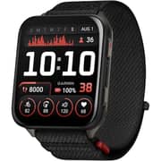 Garmin Venu X1 Smartwatch Black With Slate Titanium CaseBack Black Nylon Band - 010-02980-02