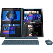 Lenovo Yoga Book 9 14IAH10 2-in-1 Convertible (2025) Laptop - 2nd Series / Intel Core Ultra 9-285H / 14inch 2.8K / 1TB SSD / 32GB RAM / Shared Intel Arc 140T / Windows 11 Home / English & Arabic Keyboard / Tidal Teal / Middle East Version - [83KJ000LAX]