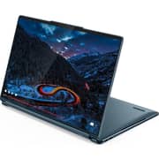 Lenovo Yoga Book 9 14IAH10 2-in-1 Convertible (2025) Laptop - 2nd Series / Intel Core Ultra 9-285H / 14inch 2.8K / 1TB SSD / 32GB RAM / Shared Intel Arc 140T / Windows 11 Home / English & Arabic Keyboard / Tidal Teal / Middle East Version - [83KJ000LAX]