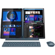 Lenovo Yoga Book 9 14IAH10 2-in-1 Convertible (2025) Laptop - 2nd Series / Intel Core Ultra 9-285H / 14inch 2.8K / 1TB SSD / 32GB RAM / Shared Intel Arc 140T / Windows 11 Home / English & Arabic Keyboard / Tidal Teal / Middle East Version - [83KJ000LAX]