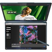 Lenovo Yoga Book 9 14IAH10 2-in-1 Convertible (2025) Laptop - 2nd Series / Intel Core Ultra 9-285H / 14inch 2.8K / 1TB SSD / 32GB RAM / Shared Intel Arc 140T / Windows 11 Home / English & Arabic Keyboard / Tidal Teal / Middle East Version - [83KJ000LAX]