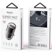 Yesido Super Fast Car Charger Black - Y67
