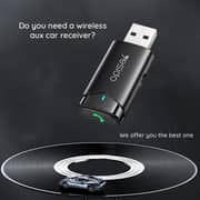 Yesido Transmission Double Blind USB Port Bluetooth Transmitter Black - YAU40