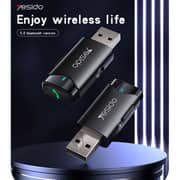 Yesido Transmission Double Blind USB Port Bluetooth Transmitter Black - YAU40
