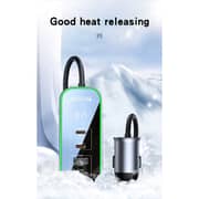 Yesido 5 Ports Extended Car Charger With LED Voltage Monitor Silver/Black - Y53