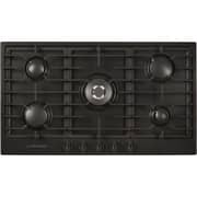 La Piramide 5 Zones Gas Hob 90x60 Black - LP-95G0MWMKEB