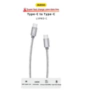 Dudao Type C To Type C Data Cable 1m Grey - L5PROC