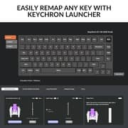 Keychron Q1 HE QMK Wireless Arabic Mechanical Keyboard Carbon Black - Q1H-M1-AR