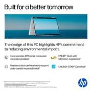 HP OmniBook 5 Flip 2-in-1 Convertible (2024) Laptop - 1st Series / Intel Core 7-150U / 14inch 2K / 512GB SSD / 16GB RAM / Shared Intel Graphics / Windows 11 Home / English Keyboard / Glacier Silver / International Version - [14-FP0023DX]