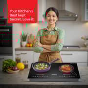 Sanford Electric Infrared Cooker, 2 Burners, 4-Digit Digital Display, Black, SF5194IC