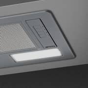 Smeg Built-in Fully Integrated Hood, Slider Control, 67dB, 53.4cm, Aluminium Filter, Silver, KSG52HE