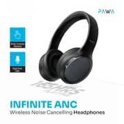 Pawa Infinite Wireless Over Ear Headphone Black - PW-HFIAN165-BK