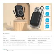 Pawa Wonder Mini Power Bank 20000mAh Black - HW33D-BK