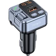 Pawa FM Transmitter And Car Charger Black/Silver - PW-FM16PD30