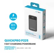 Pawa Quickpro Power Bank 10000 mAh Black - PW-PBQP10TT-BK