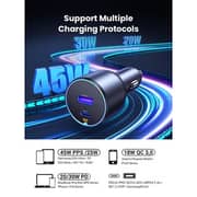 Ugreen Car Charger Dual Port Grey - EC701