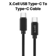Xcell USB-C to USB-C Cable 1m Black - XL-CB-30W-CC-1M-BLK