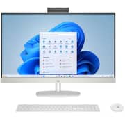 HP All-in-One (2025) Desktop - 2nd Series / Intel Core Ultra 7-255U / 27inch FHD / 1TB SSD / 16GB RAM / Windows 11 Home / English & Arabic Keyboard / White / Middle East Version - [AI 27-CR2000NE]
