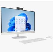 HP All-in-One (2025) Desktop - 2nd Series / Intel Core Ultra 7-255U / 27inch FHD / 1TB SSD / 16GB RAM / Windows 11 Home / English & Arabic Keyboard / White / Middle East Version - [AI 27-CR2000NE]