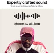 LG Xboom Bluetooth Speaker, 50W, Lighting, Bluetooth, Black, STAGE301