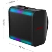 LG Xboom Bluetooth Speaker, 50W, Lighting, Bluetooth, Black, STAGE301