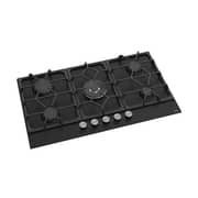Teva Gas Built-in Hob, 90cm, 5 Burners, Black - RT042
