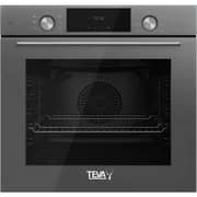 Teva Built-In Gas Oven, 60 Cm, 82 Litres, Gas Grill, Digital Display - Grey - QGSTL 75DT2 CPR