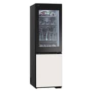 LG 349L Bottom Freezer, Inverter Compressor, 1-Star Rating, InstaView, Beige/Black, GR-V479QGKW