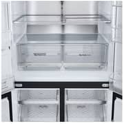 LG Black Glass InstaView Door-in-Door, Essence Black Steel Refrigerator - GR-X39FFCRB