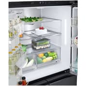 LG Black Glass InstaView Door-in-Door, Essence Black Steel Refrigerator - GR-X39FFCRB