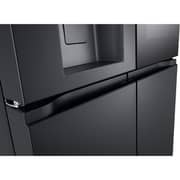 LG InstaView 681L Side By Side Refrigerator, Smart Inverter Black/Steel, GR-X34FFCAB